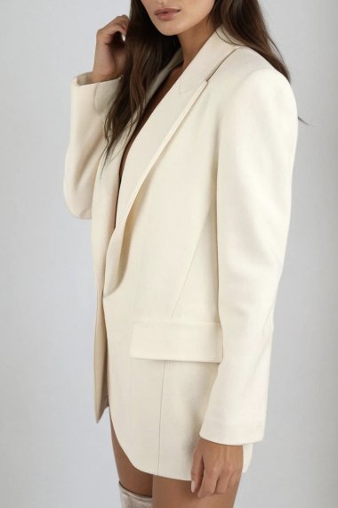 Cream Cashmere Blazer